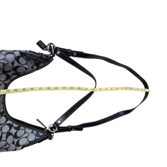 Coach# F14476 Signature Black and Gray Women's Bag - Picture 11 of 16